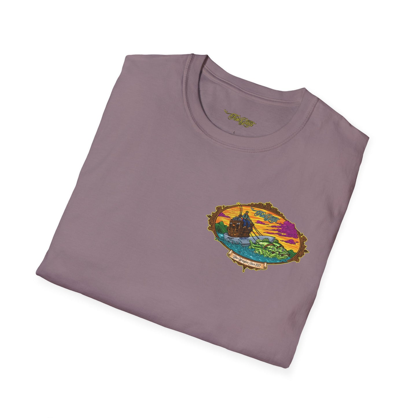 FISHGIANT | MENS SOFT TEE |BASS WRANGLER OG | SIZES XS TO 5XL |