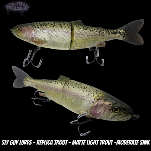 SLY GUY LURES - REPLICA TROUT - MODERATE SINK RATE