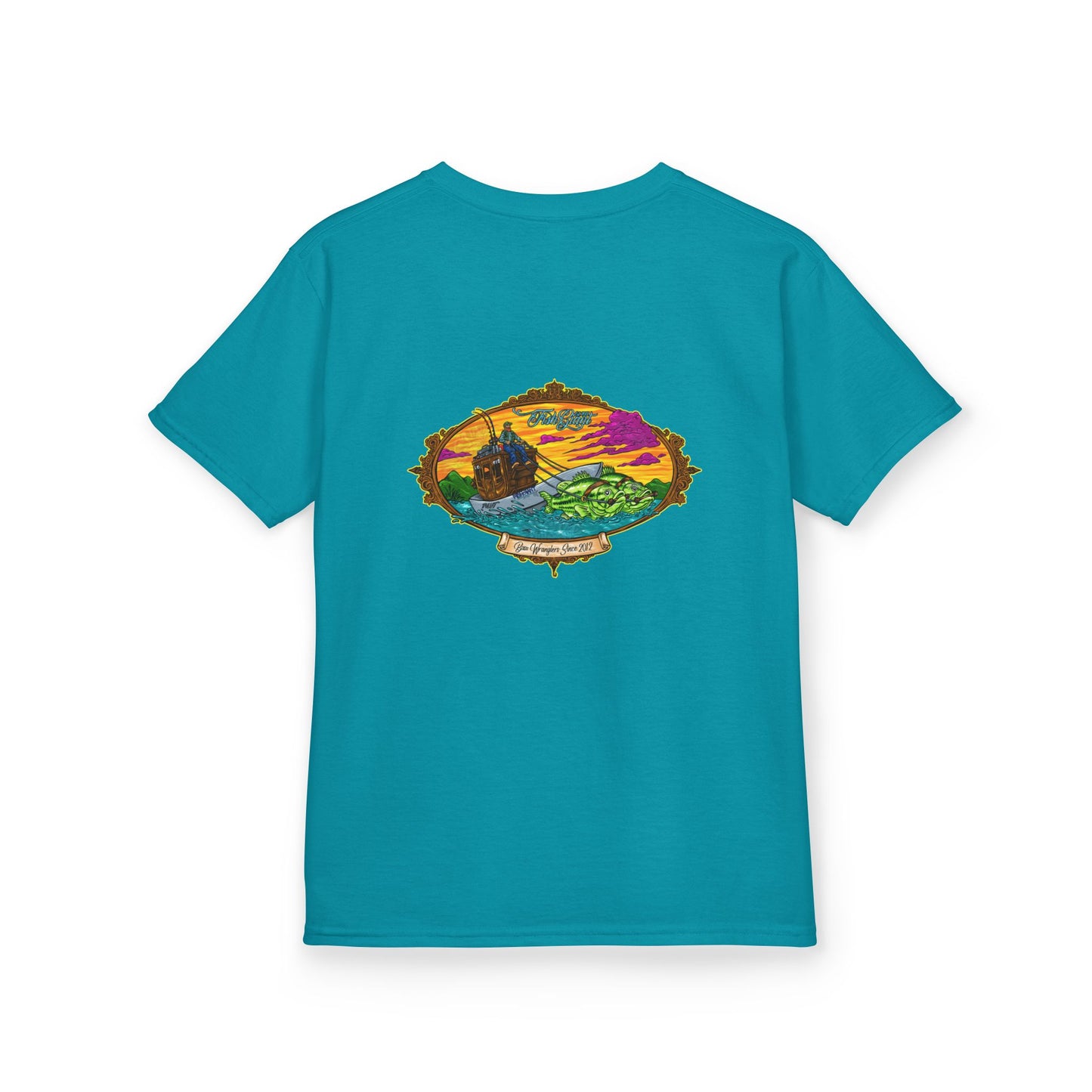 FISHGIANT KIDS TEE | BASS WRANGLER | SIZES XS - XL | 13 COLOR OPTIONS