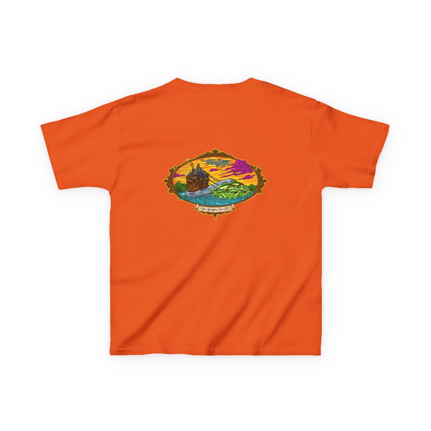FISHGIANT KIDS TEE | BASS WRANGLER | SIZES XS - XL | 13 COLOR OPTIONS