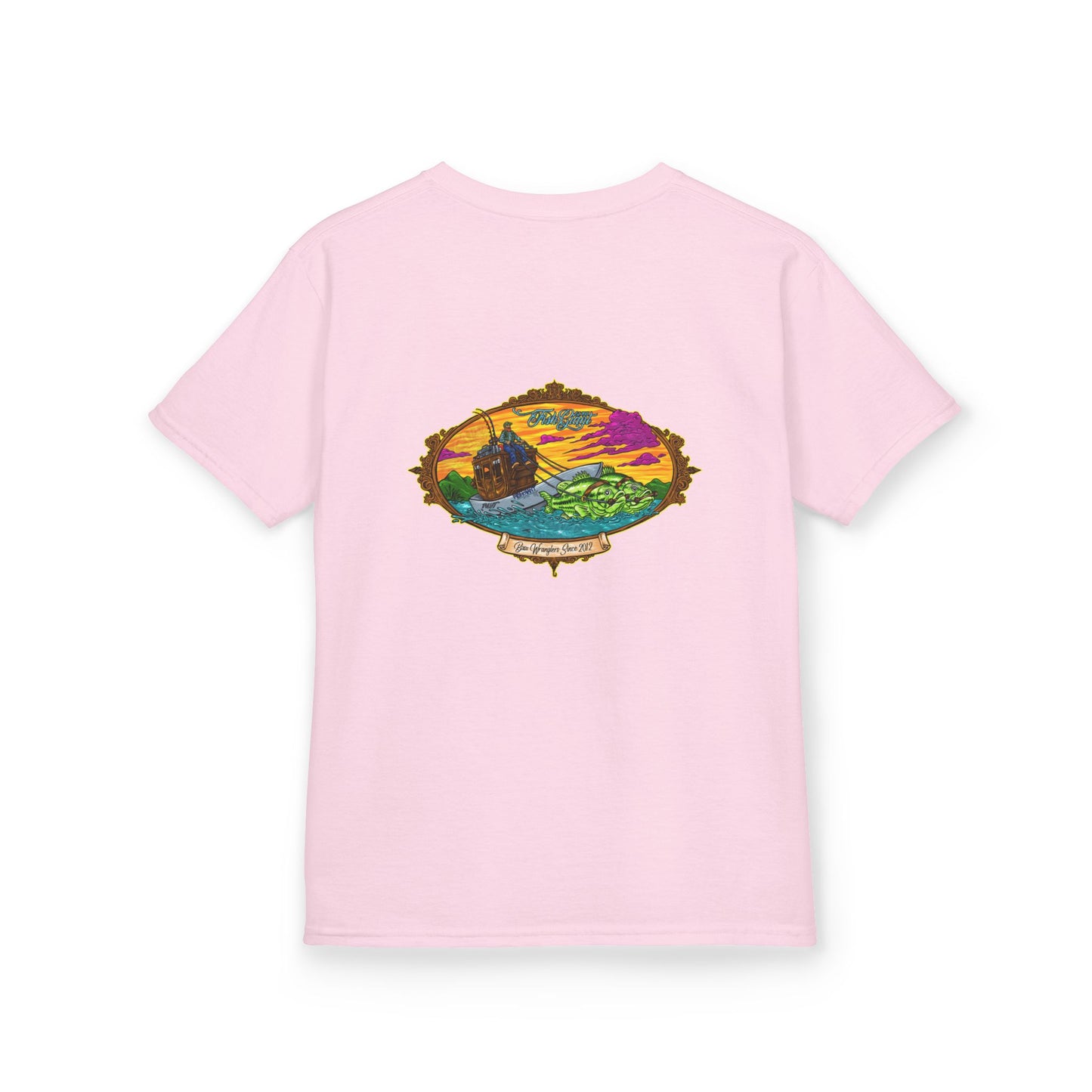 FISHGIANT KIDS TEE | BASS WRANGLER | SIZES XS - XL | 13 COLOR OPTIONS