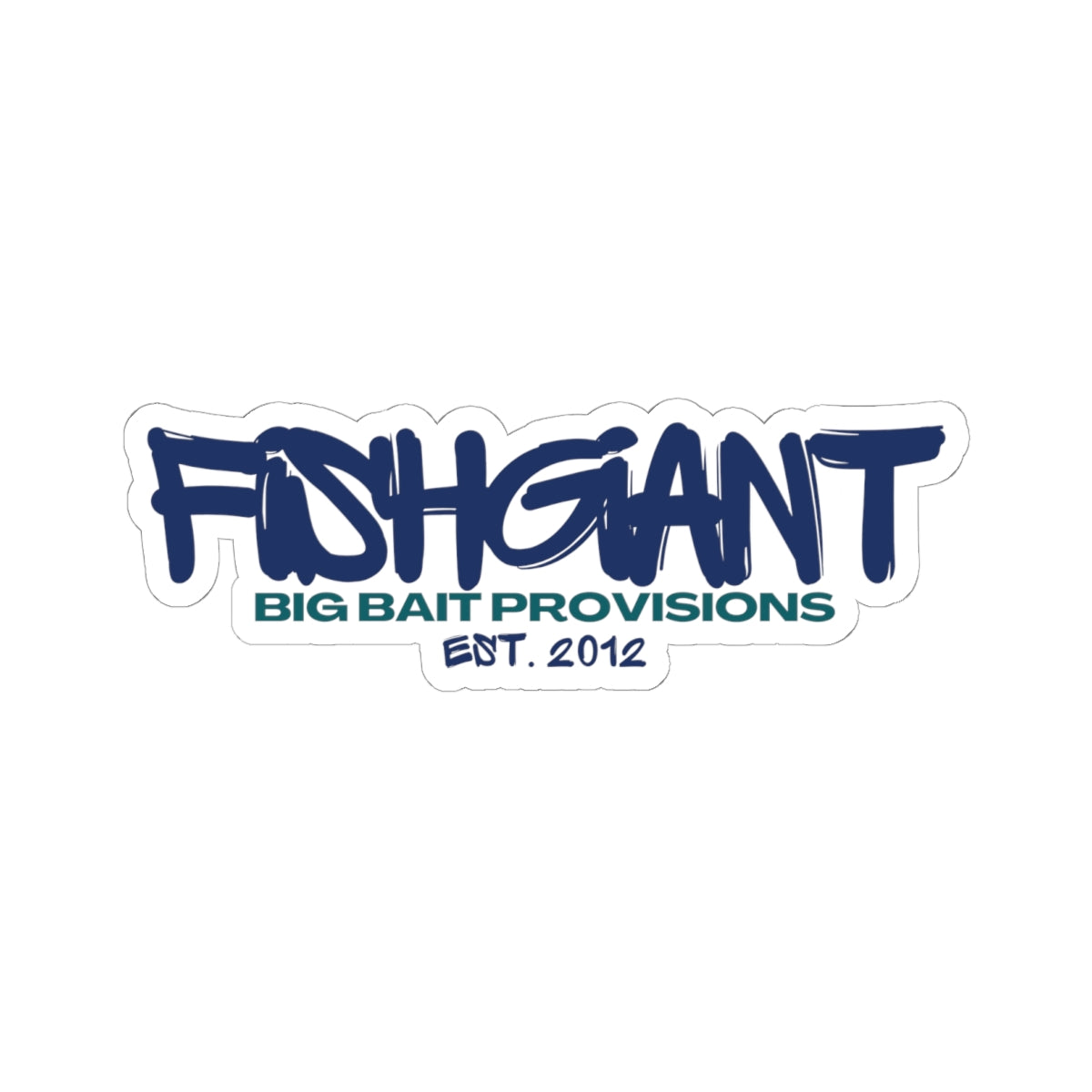 FISHGIANT STICKERS | BIG BAIT PROVISIONS | SEA BLUE