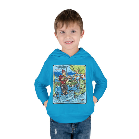 FISHGIANT | TODDLER PULLOVER FLEECE HOODY | FISH GIANT AND THE OX | 16 COLOR OPTIONS | SIZES 2T - 6T,