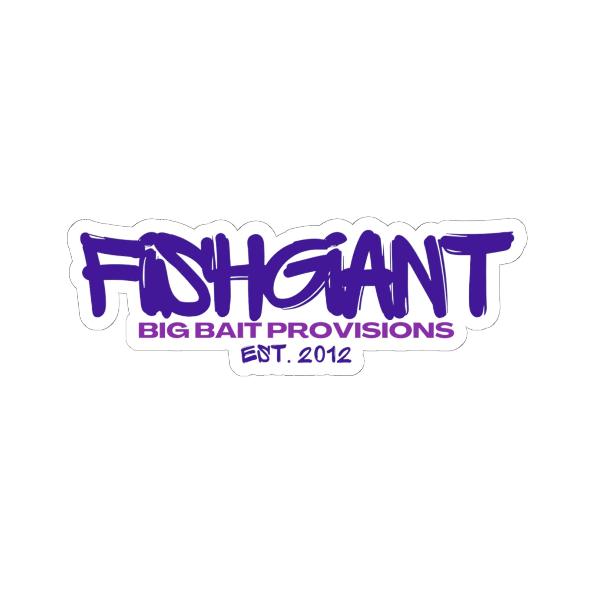 FISHGIANT STICKERS | BIG BAIT PROVISIONS | PURPLE BLING