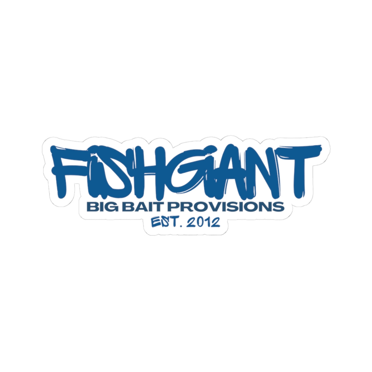FISHGIANT STICKERS | BIG BAIT PROVISIONS | BLUE