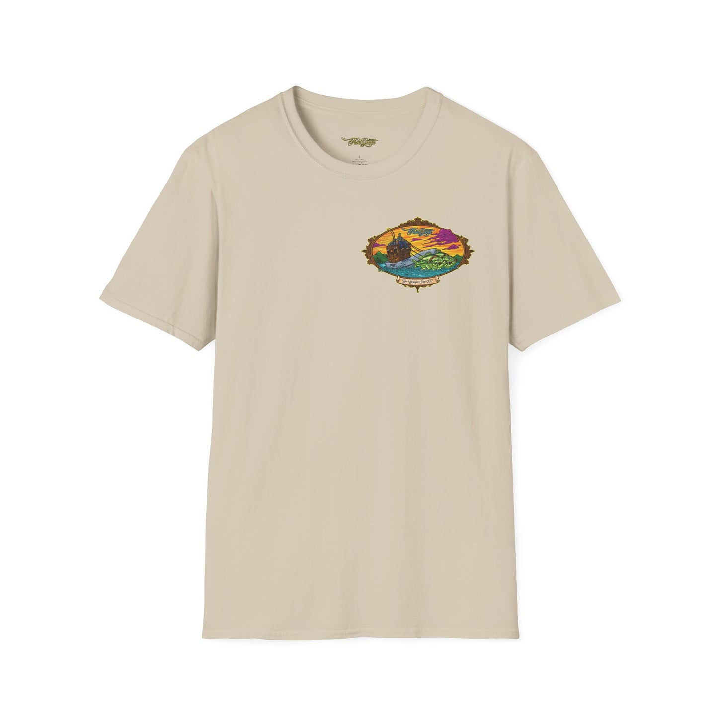 FISHGIANT | MENS SOFT TEE |BASS WRANGLER OG | SIZES XS TO 5XL |