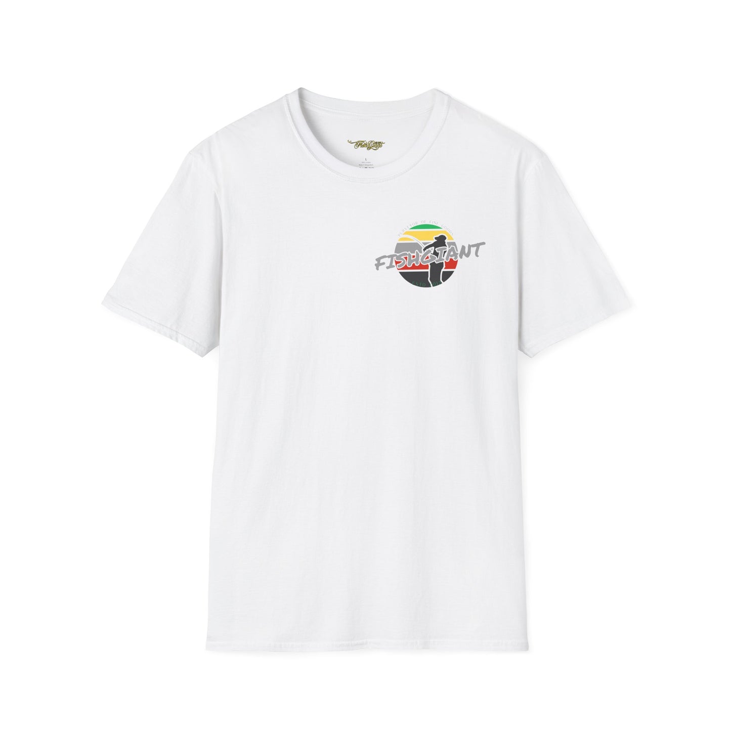 FISHGIANT SOFT TEE | RASTA FISH GIANT | 11 COLORS | SIZES XS - 5XL | GREAT GIFT IDEA FOR HIM OR HER