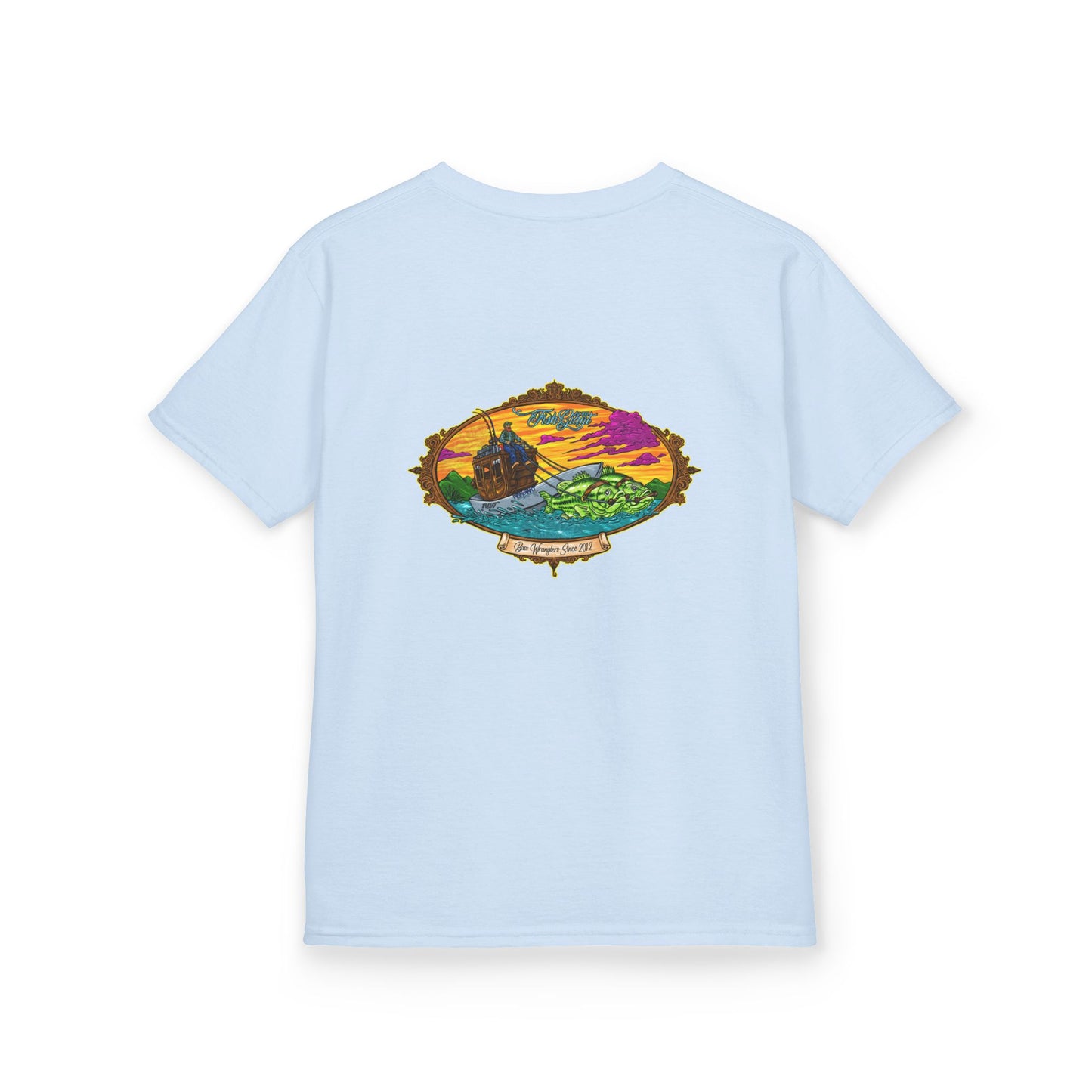 FISHGIANT KIDS TEE | BASS WRANGLER | SIZES XS - XL | 13 COLOR OPTIONS