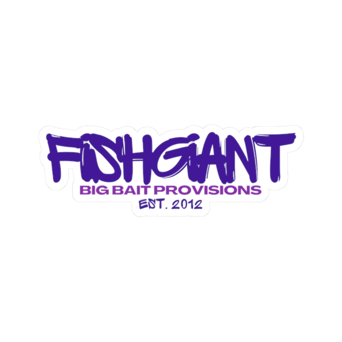 FISHGIANT STICKERS | BIG BAIT PROVISIONS | PURPLE BLING