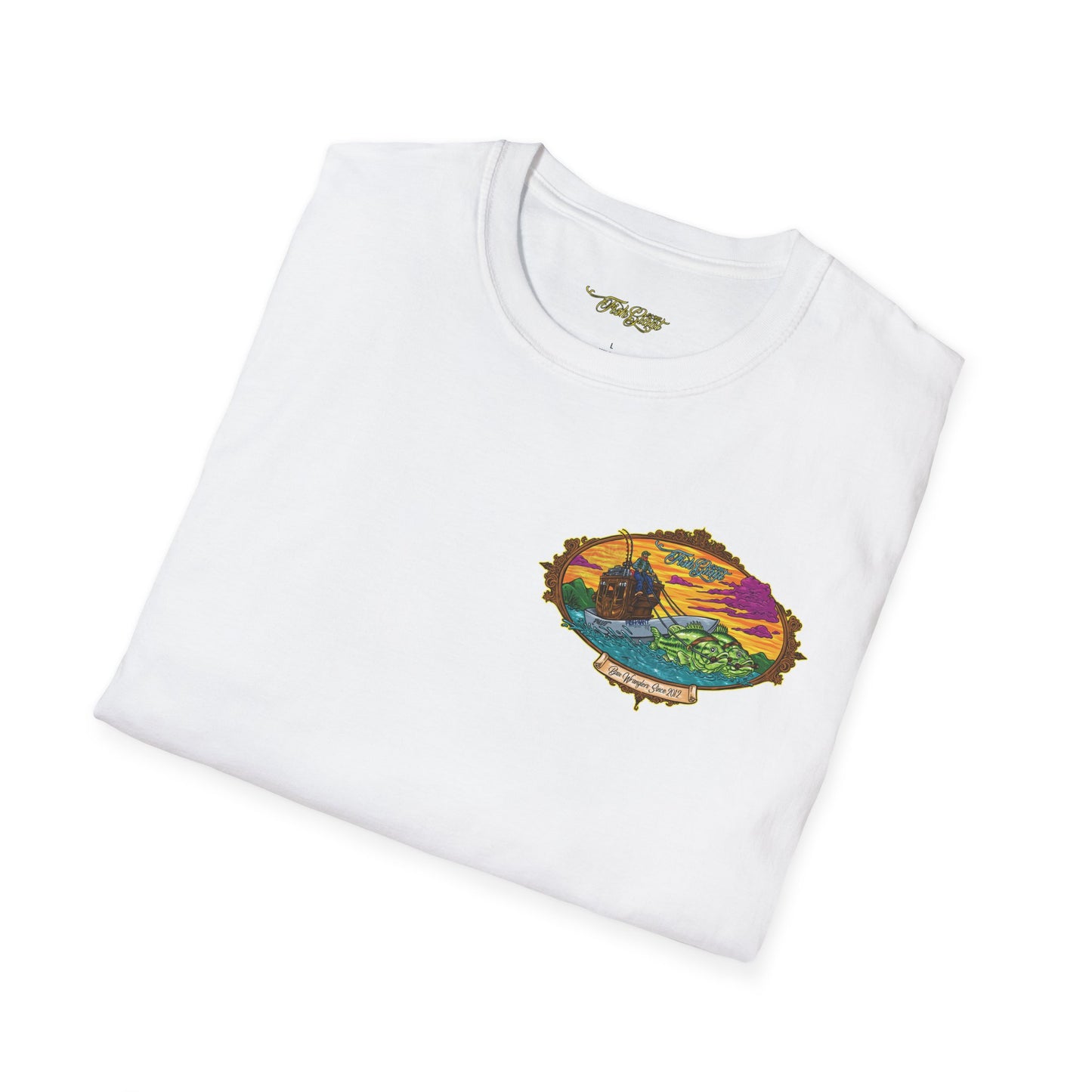 FISHGIANT | MENS SOFT TEE |BASS WRANGLER OG | SIZES XS TO 5XL |