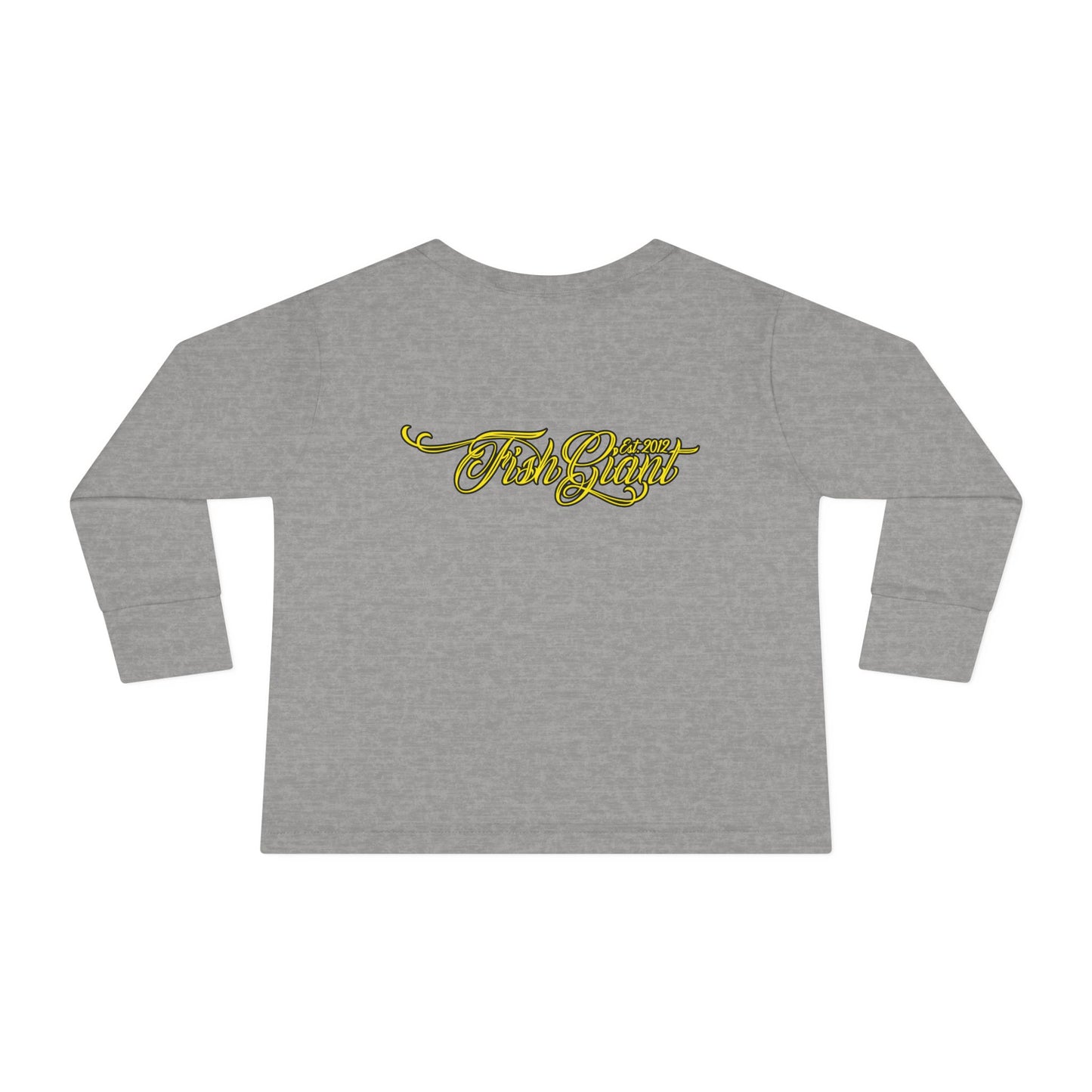FISHGIANT TODDLER LONG SLEEVE TEE | ORIGINAL BASS WRANGLERS SINCE 2012 | 8 COLORS | 4 SIZES 2T, 3T, 4T, 5-6T |