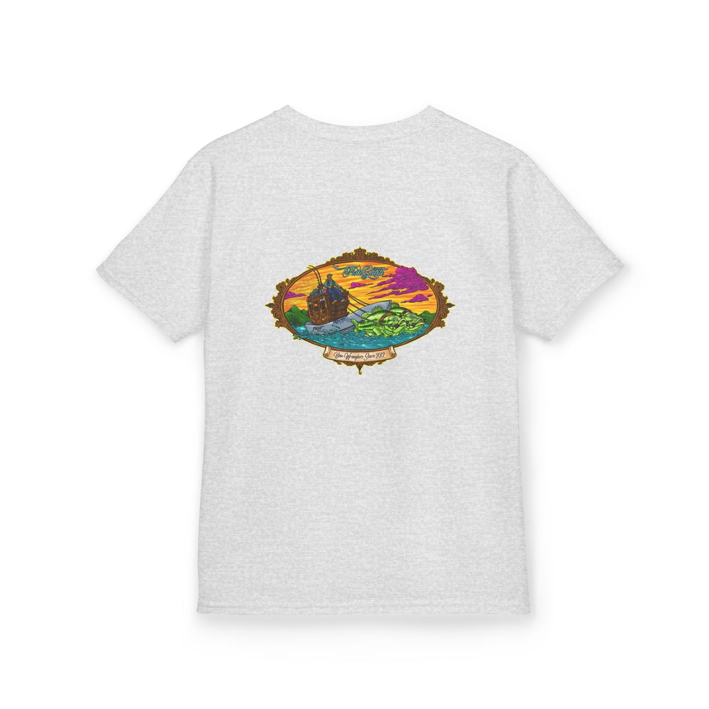 FISHGIANT KIDS TEE | BASS WRANGLER | SIZES XS - XL | 13 COLOR OPTIONS