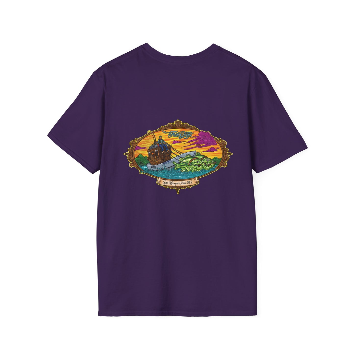 FISHGIANT | MENS SOFT TEE |BASS WRANGLER OG | SIZES XS TO 5XL |