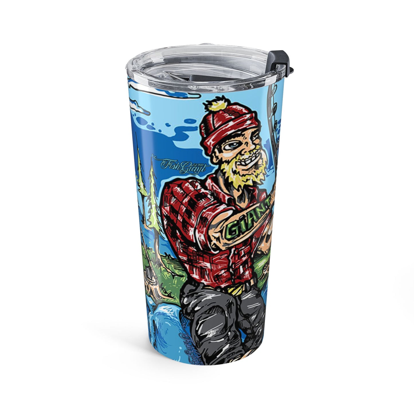 FISHGIANT 20 OZ TRAVELER TUMBLER | FISH GIANT AND THE OXE