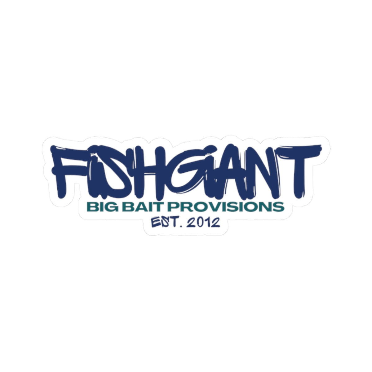 FISHGIANT STICKERS | BIG BAIT PROVISIONS | SEA BLUE