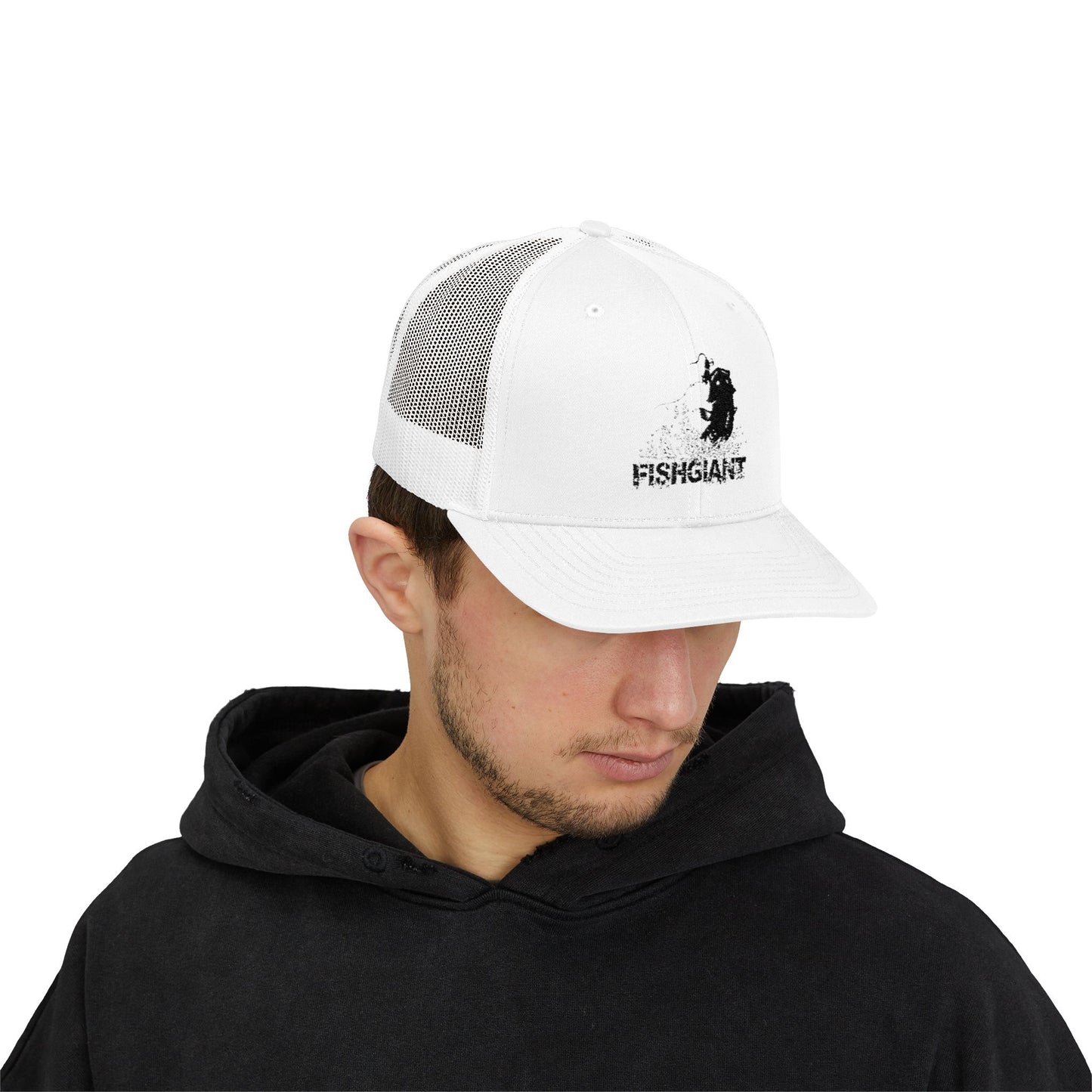 FISHGIANT | SNAPBACK TRUCKER CAP | 15 COLORS | CLASSIC RAT BASS