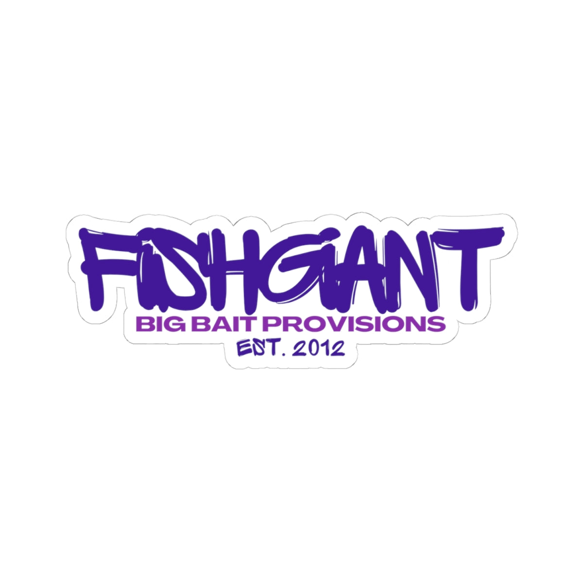 FISHGIANT STICKERS | BIG BAIT PROVISIONS | PURPLE BLING