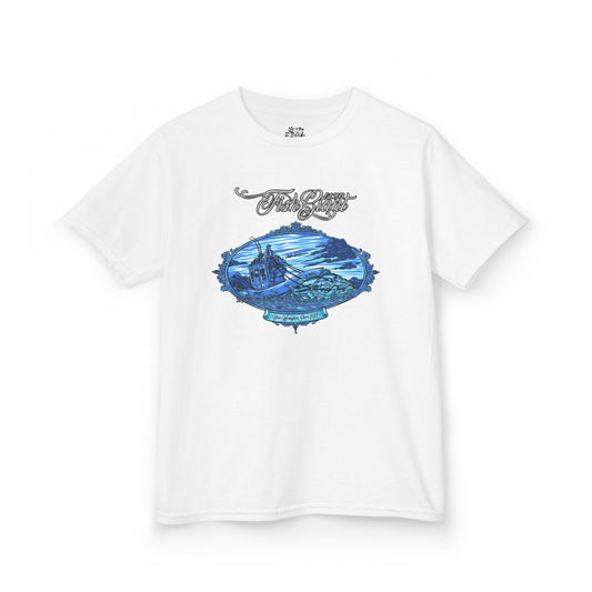 FISHGIANT KIDS TEE | BASS WRANGLER BLUE | 12 COLOR OPTIONS | SIZES XS - XL