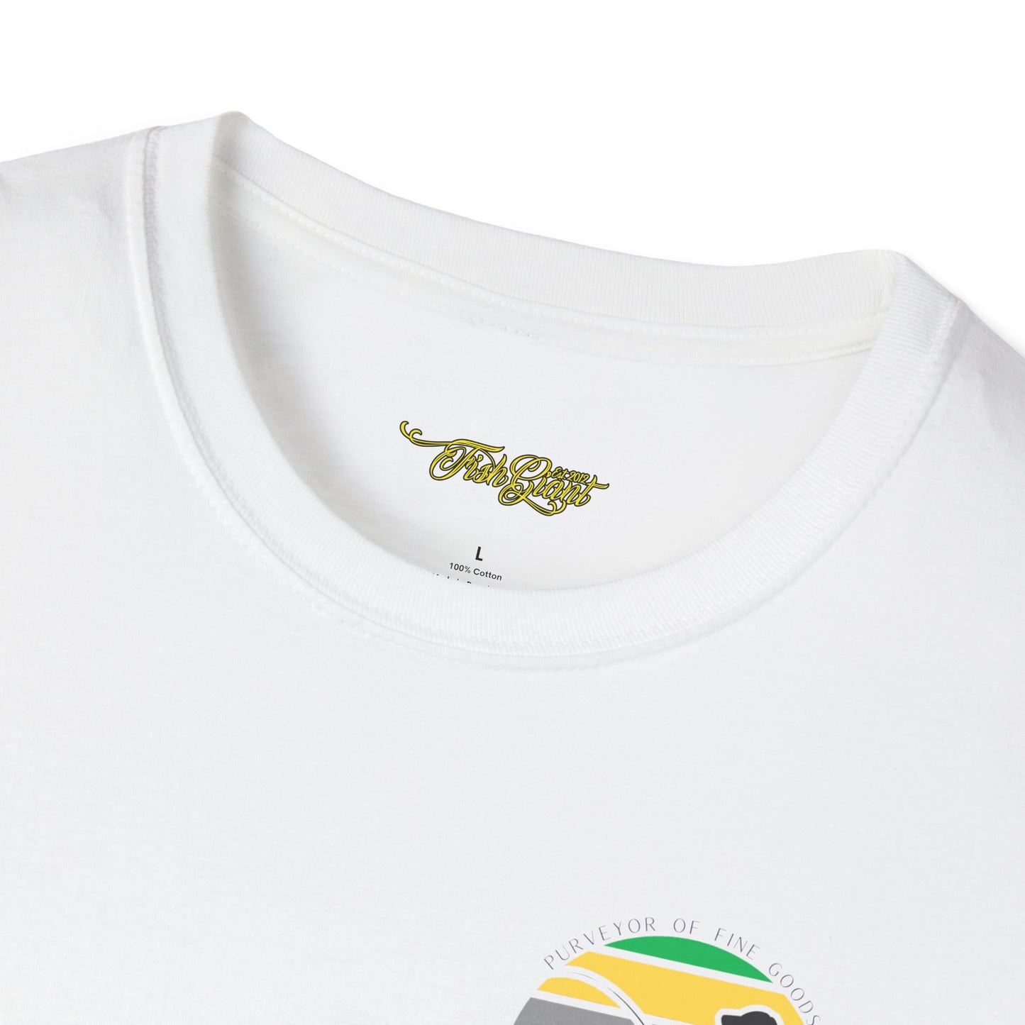 FISHGIANT SOFT TEE | RASTA FISH GIANT | 11 COLORS | SIZES XS - 5XL | GREAT GIFT IDEA FOR HIM OR HER