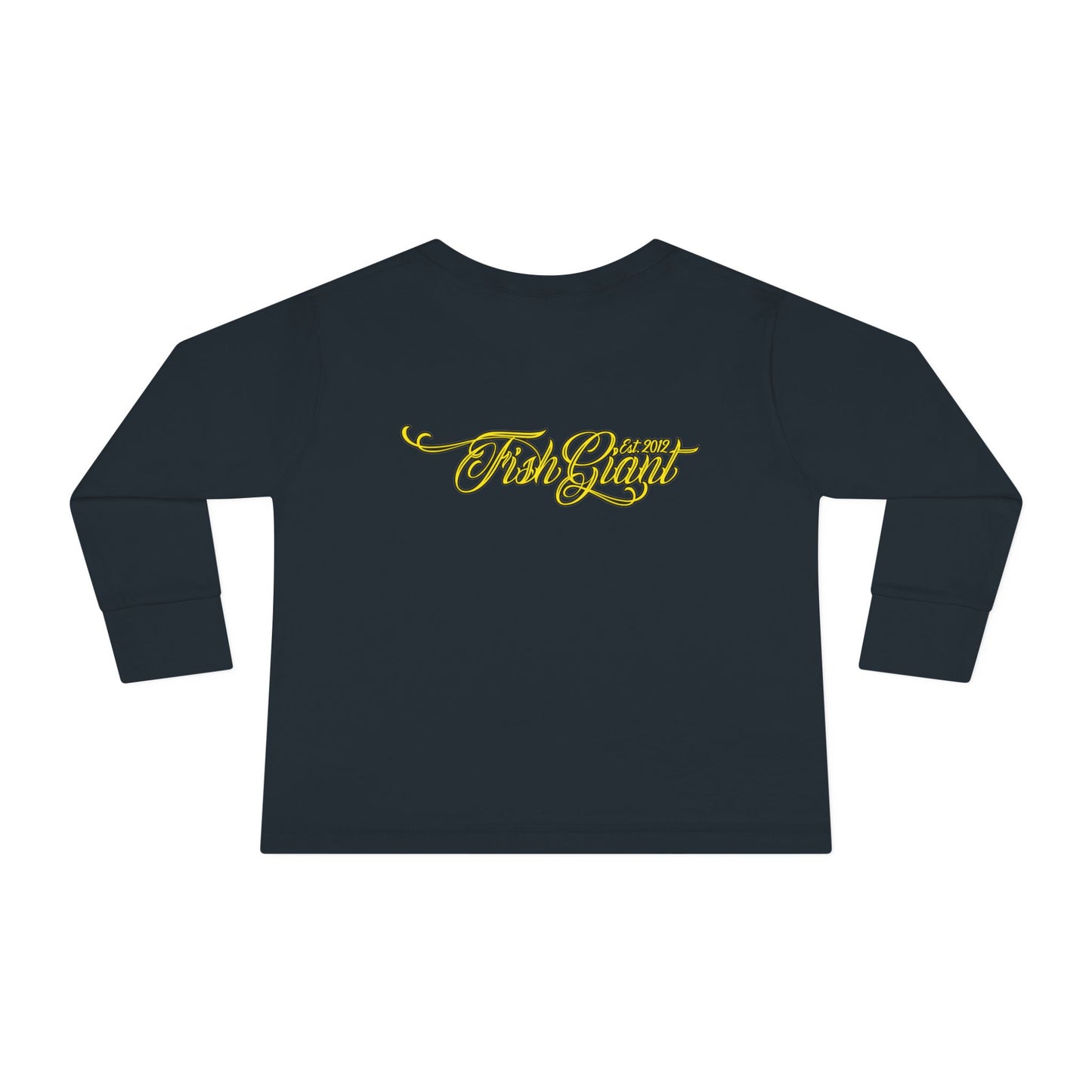FISHGIANT TODDLER LONG SLEEVE TEE | ORIGINAL BASS WRANGLERS SINCE 2012 | 8 COLORS | 4 SIZES 2T, 3T, 4T, 5-6T |