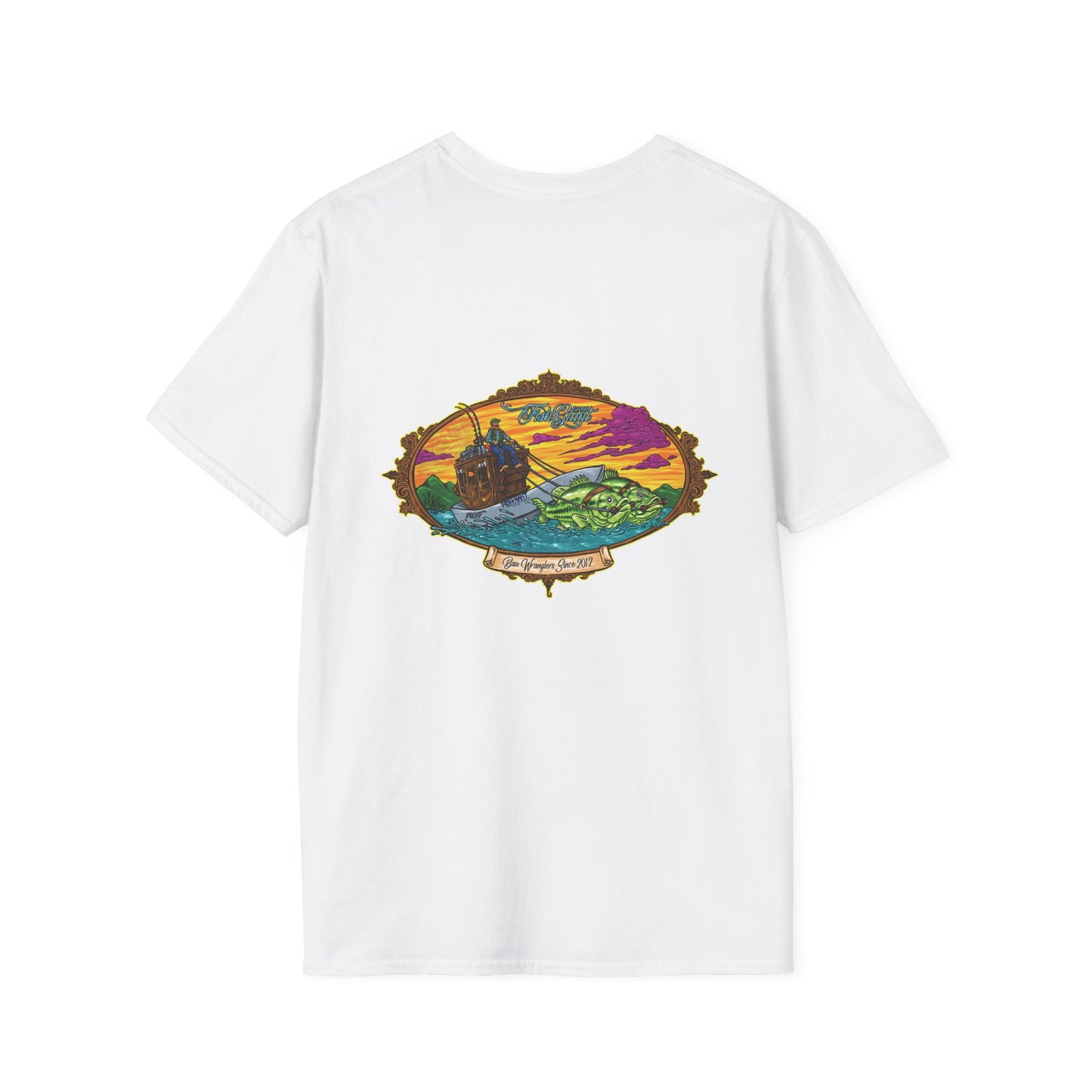 FISHGIANT | MENS SOFT TEE |BASS WRANGLER OG | SIZES XS TO 5XL |