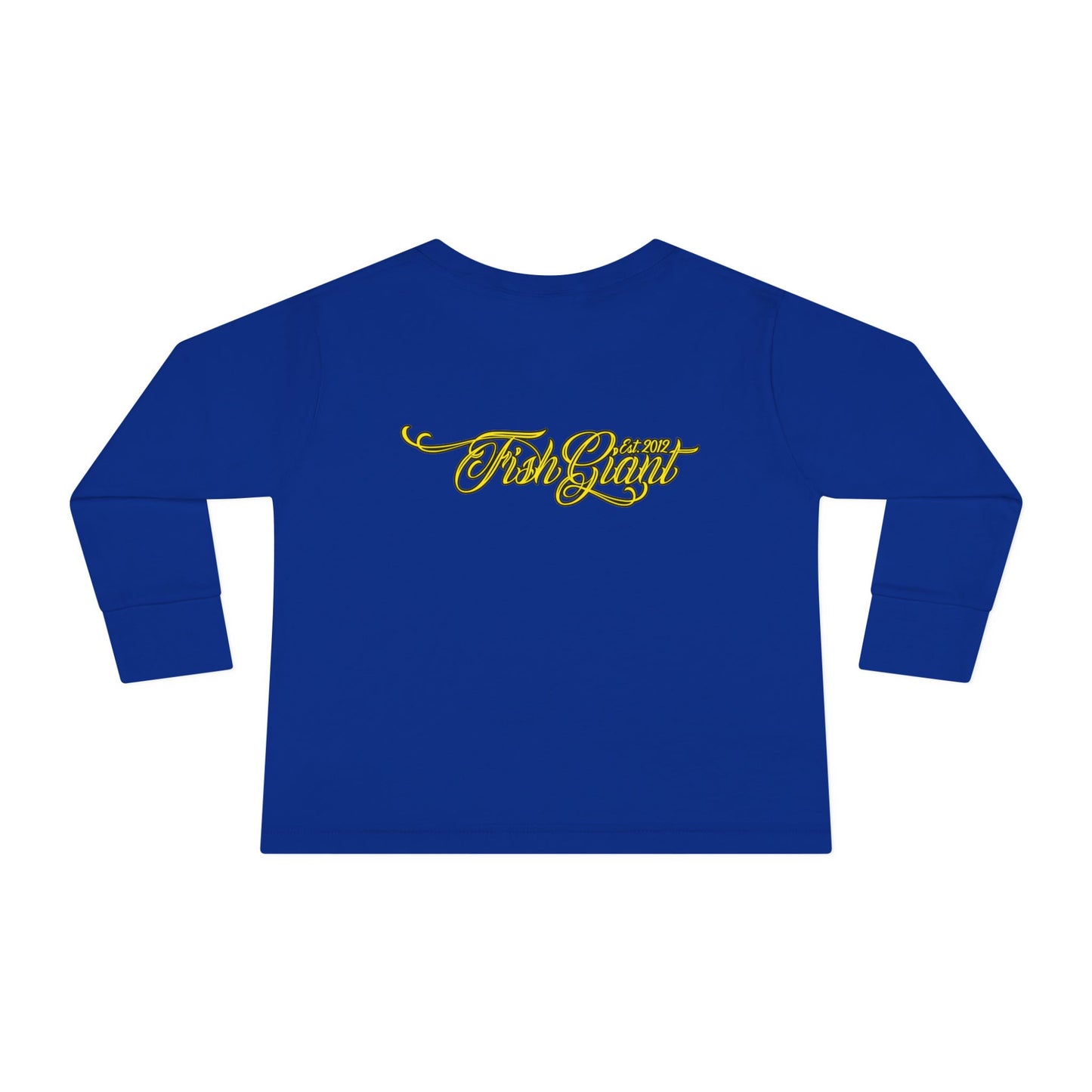 FISHGIANT TODDLER LONG SLEEVE TEE | ORIGINAL BASS WRANGLERS SINCE 2012 | 8 COLORS | 4 SIZES 2T, 3T, 4T, 5-6T |