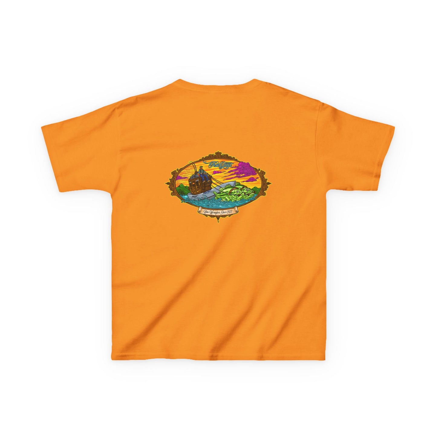 FISHGIANT KIDS TEE | BASS WRANGLER | SIZES XS - XL | 13 COLOR OPTIONS