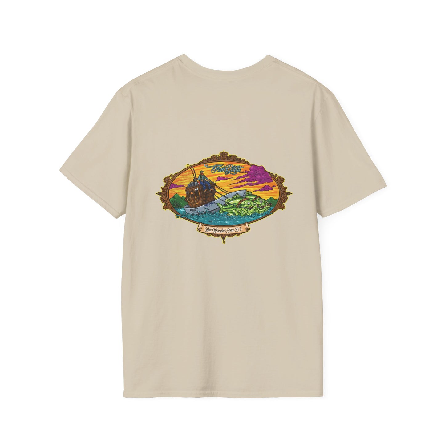 FISHGIANT | MENS SOFT TEE |BASS WRANGLER OG | SIZES XS TO 5XL |