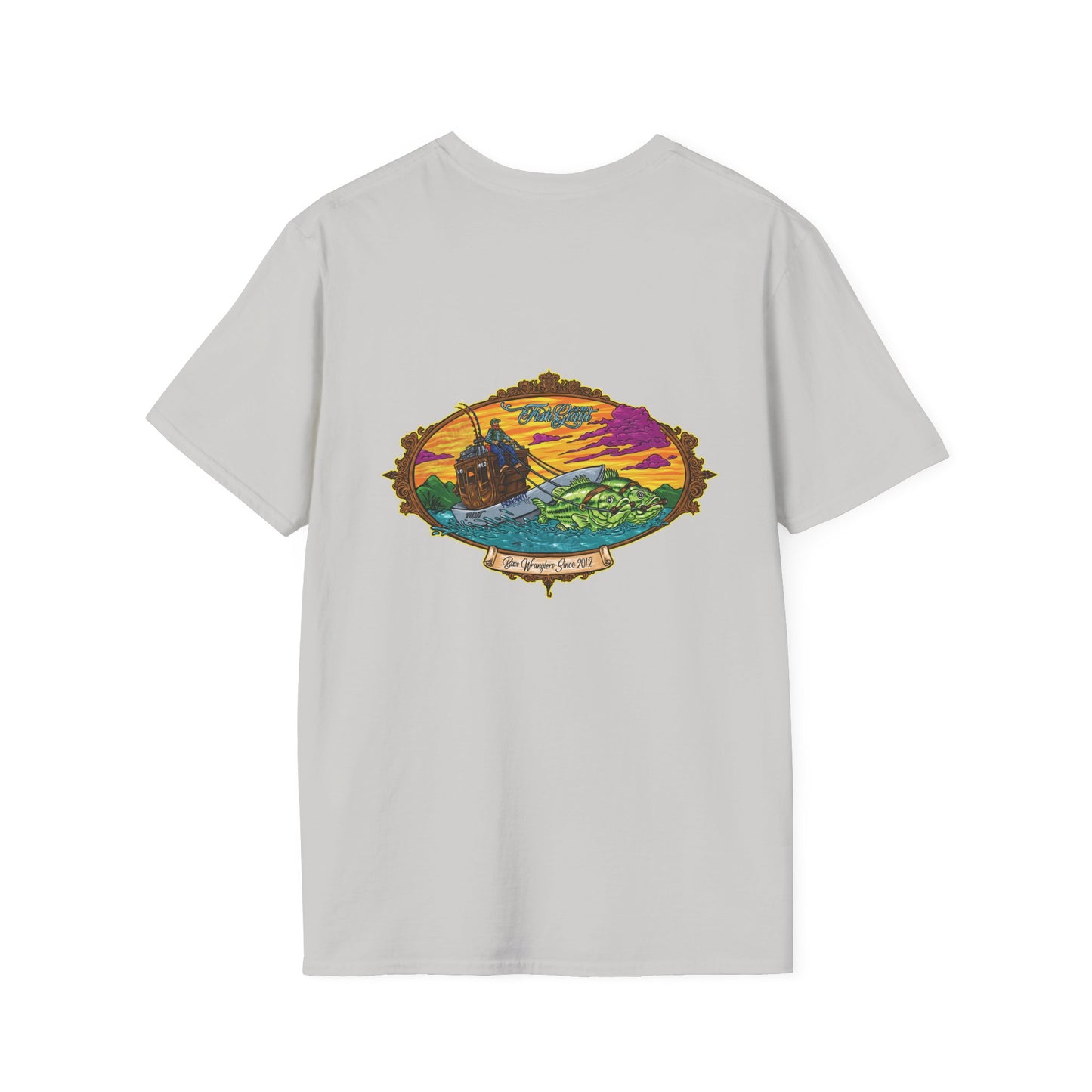 FISHGIANT | MENS SOFT TEE |BASS WRANGLER OG | SIZES XS TO 5XL |