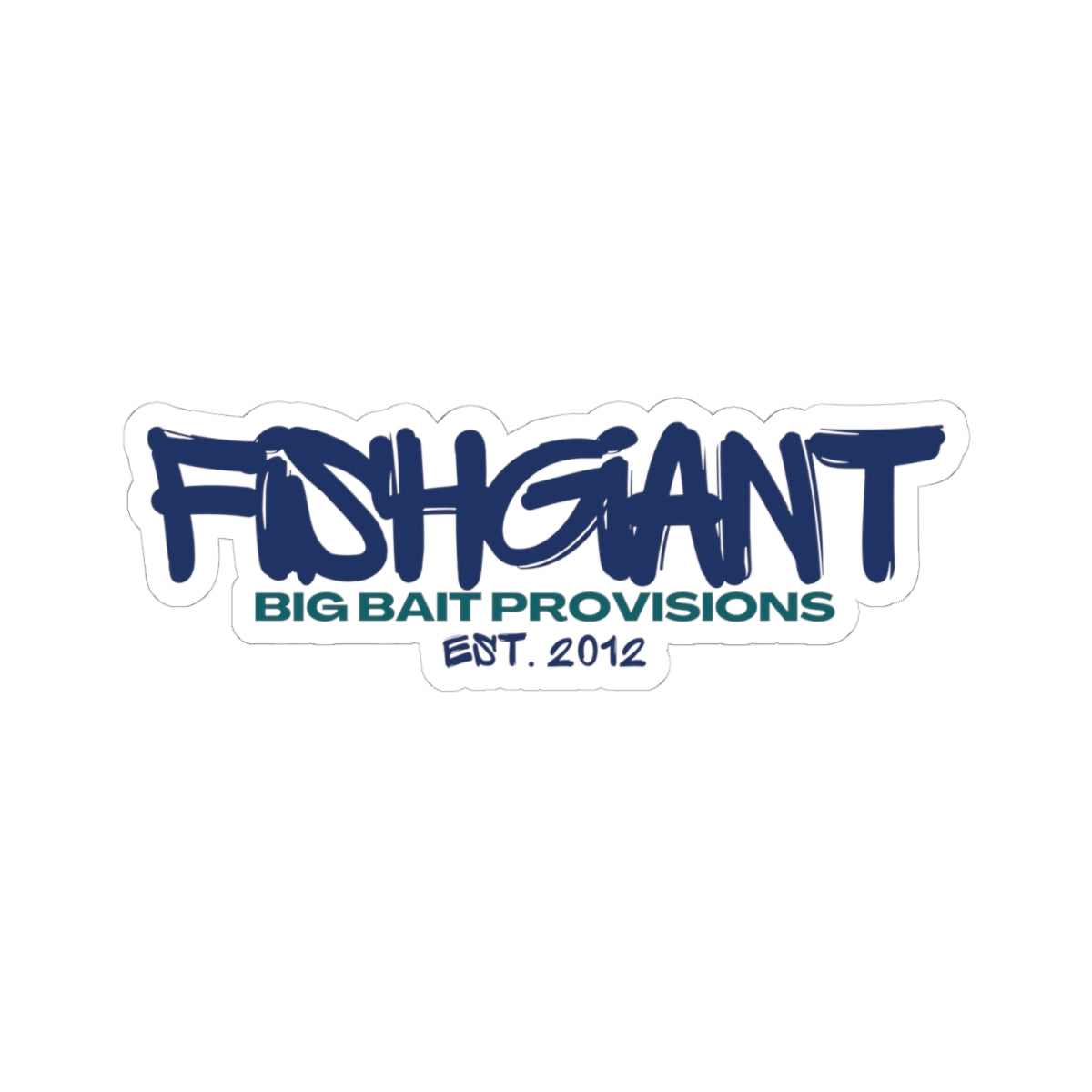 FISHGIANT STICKERS | BIG BAIT PROVISIONS | SEA BLUE