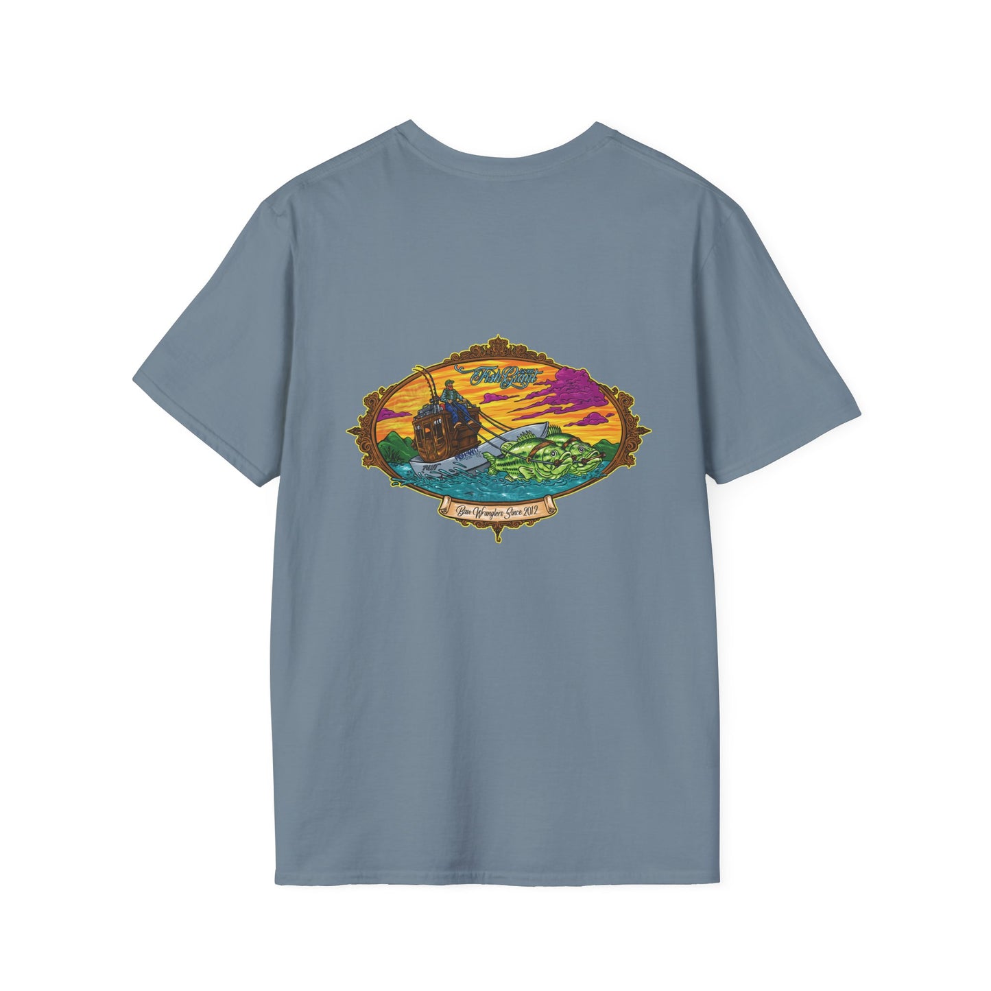 FISHGIANT | MENS SOFT TEE |BASS WRANGLER OG | SIZES XS TO 5XL |