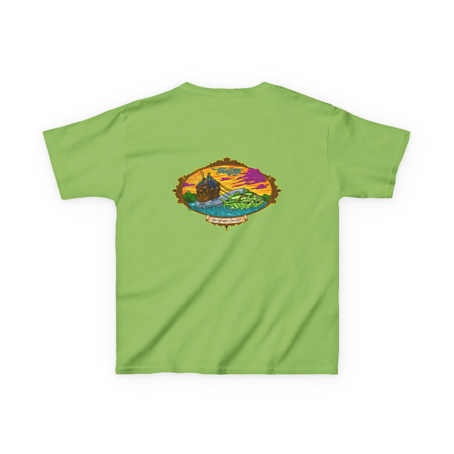 FISHGIANT KIDS TEE | BASS WRANGLER | SIZES XS - XL | 13 COLOR OPTIONS