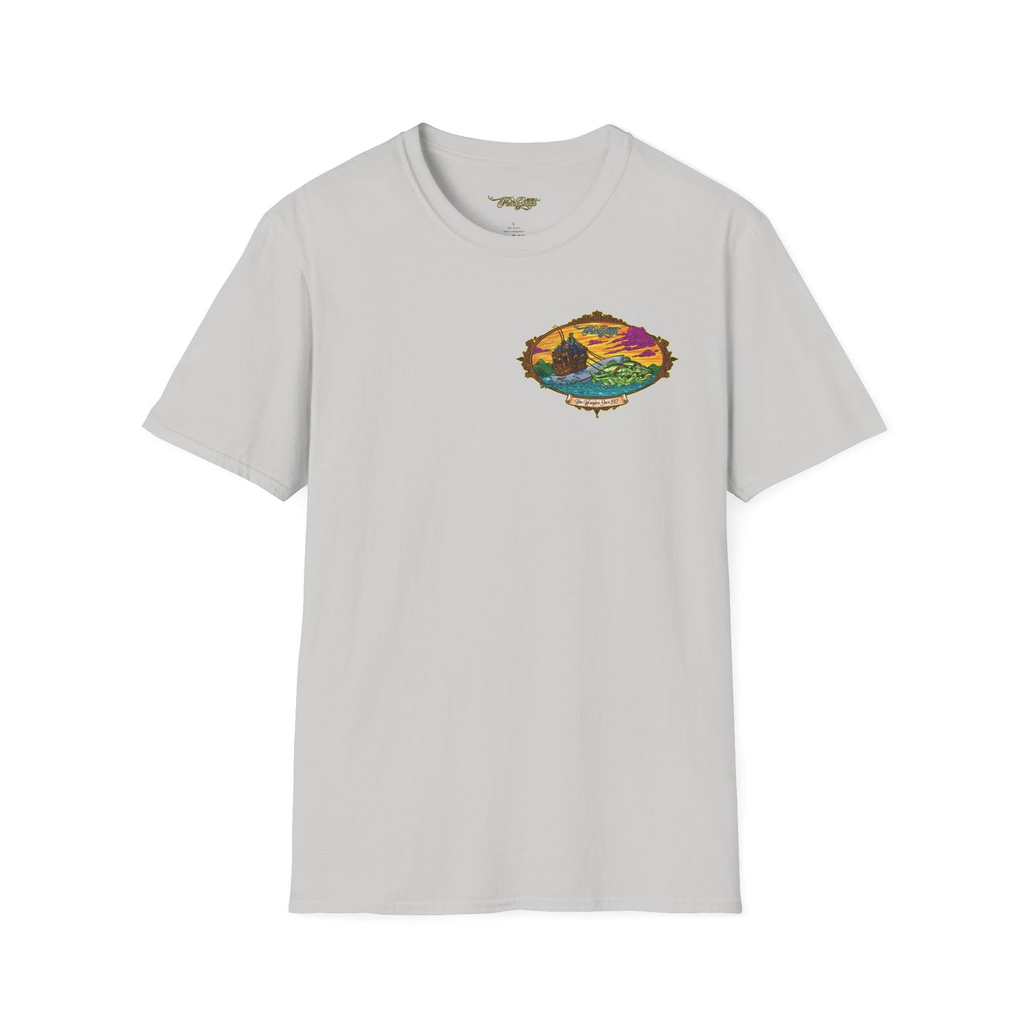FISHGIANT | MENS SOFT TEE |BASS WRANGLER OG | SIZES XS TO 5XL |