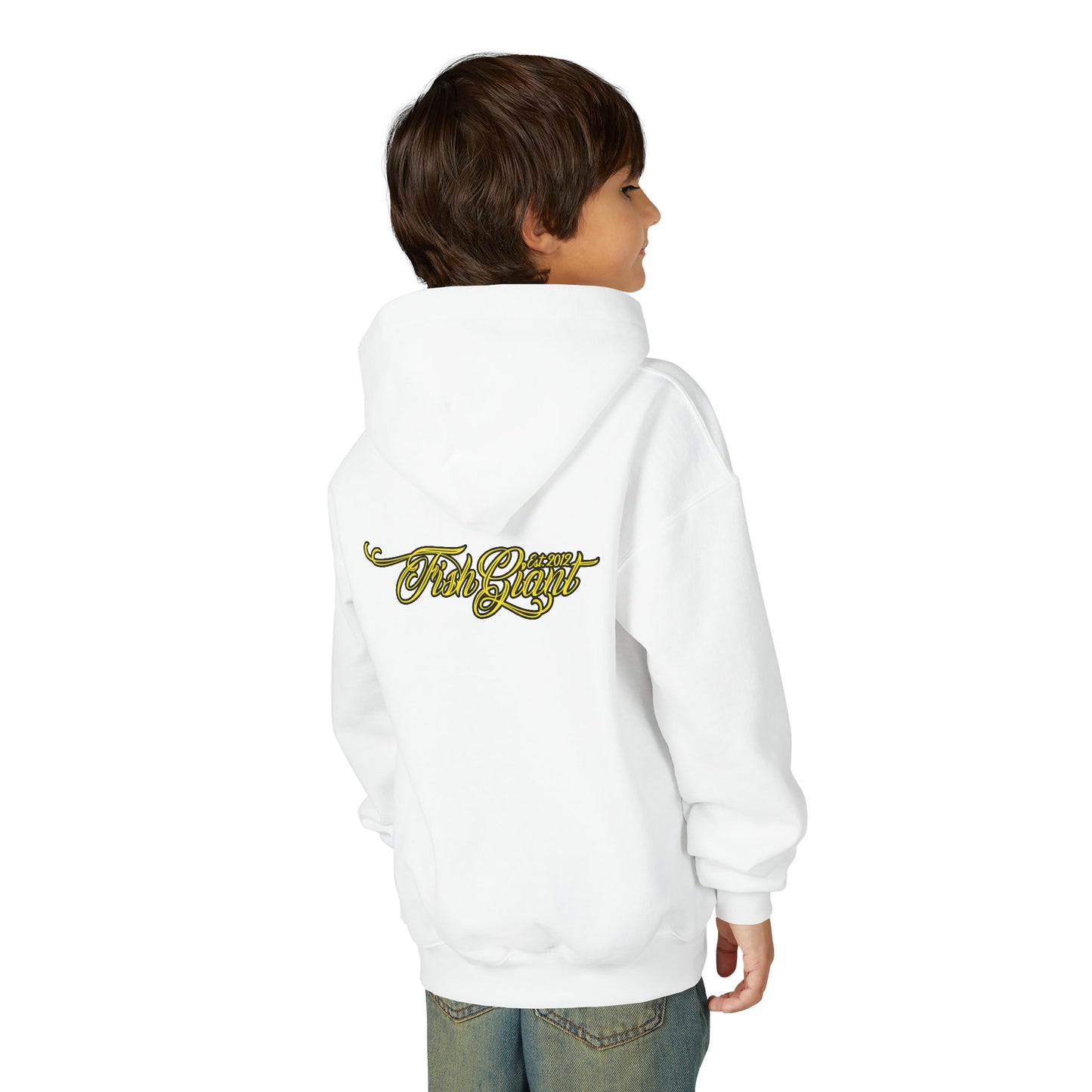FISHGIANT KIDS HOODY | BASS WRANGLING SINCE 2012 | YOUTH S - XL | 3 COLORS