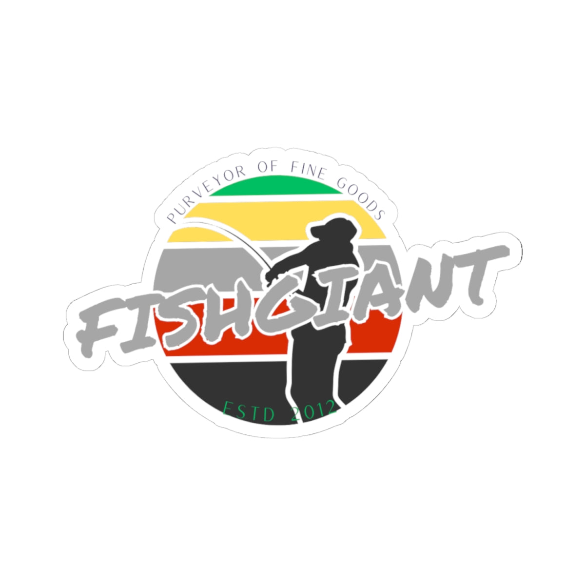 FISHGIANT STICKERS | RASTA FISH GIANT
