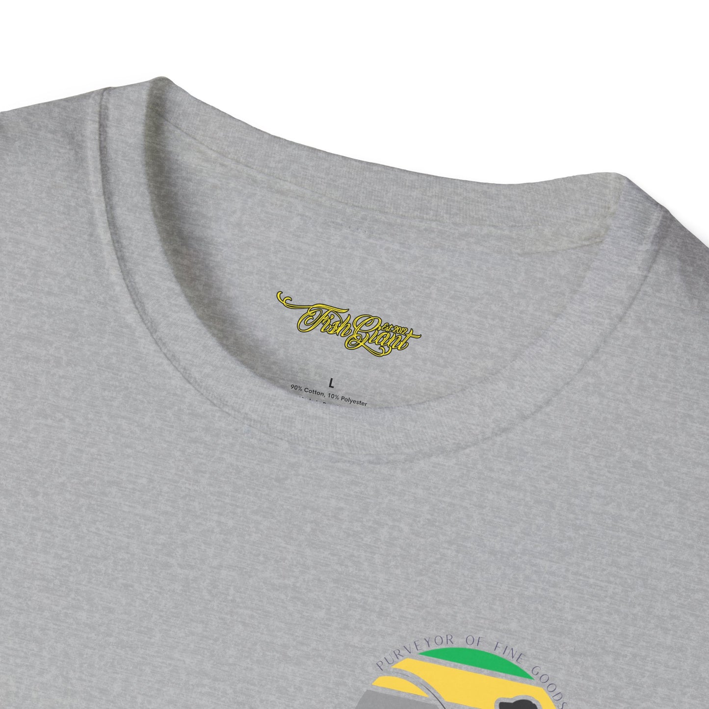 FISHGIANT SOFT TEE | RASTA FISH GIANT | 11 COLORS | SIZES XS - 5XL | GREAT GIFT IDEA FOR HIM OR HER