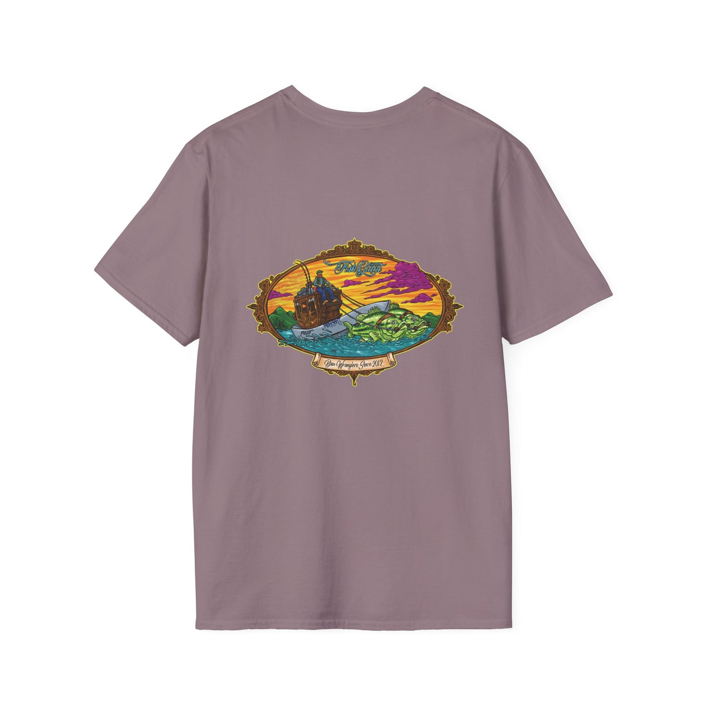 FISHGIANT | MENS SOFT TEE |BASS WRANGLER OG | SIZES XS TO 5XL |