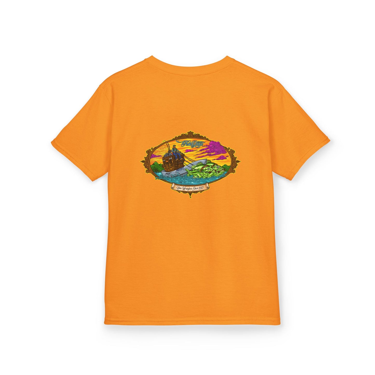FISHGIANT KIDS TEE | BASS WRANGLER | SIZES XS - XL | 13 COLOR OPTIONS