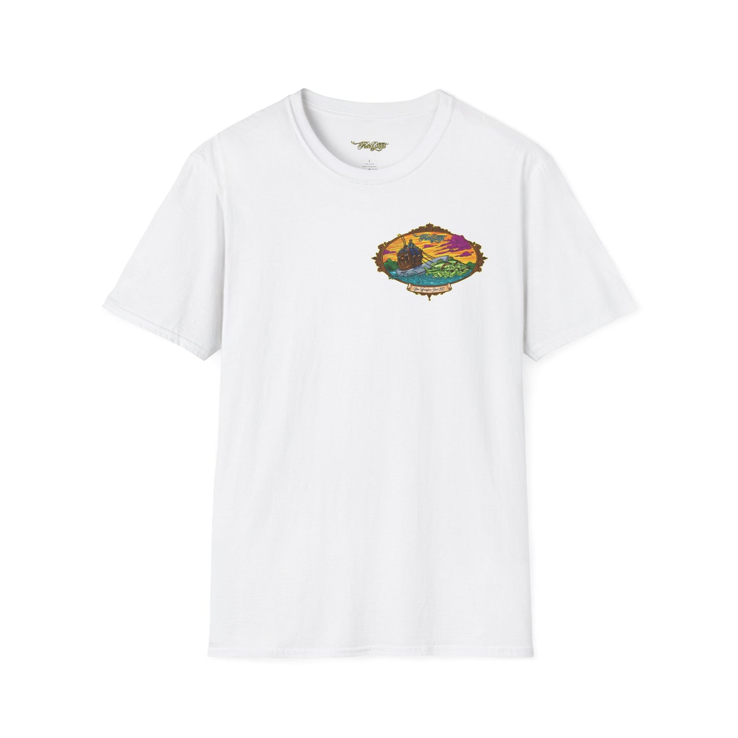 FISHGIANT | MENS SOFT TEE |BASS WRANGLER OG | SIZES XS TO 5XL |