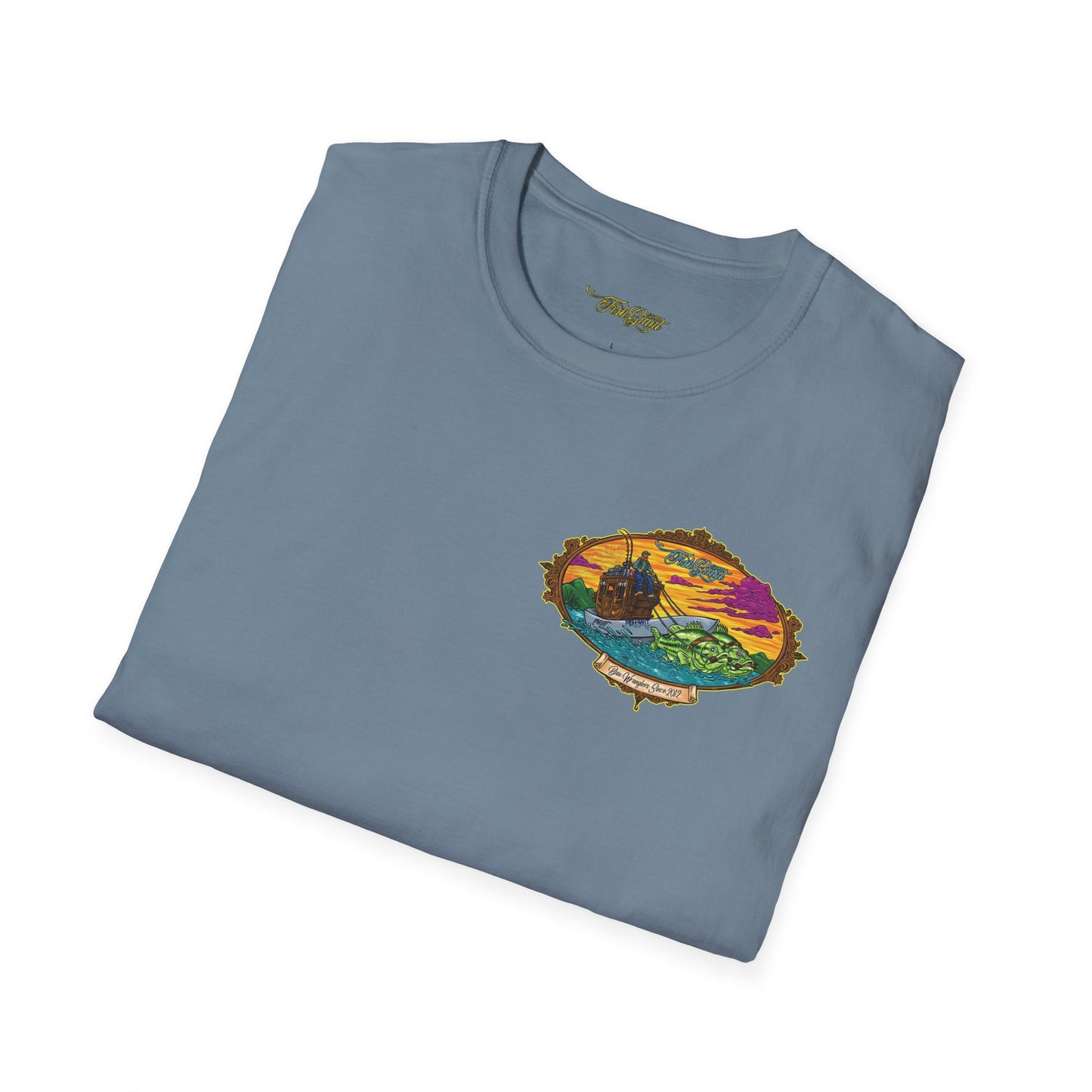 FISHGIANT | MENS SOFT TEE |BASS WRANGLER OG | SIZES XS TO 5XL |