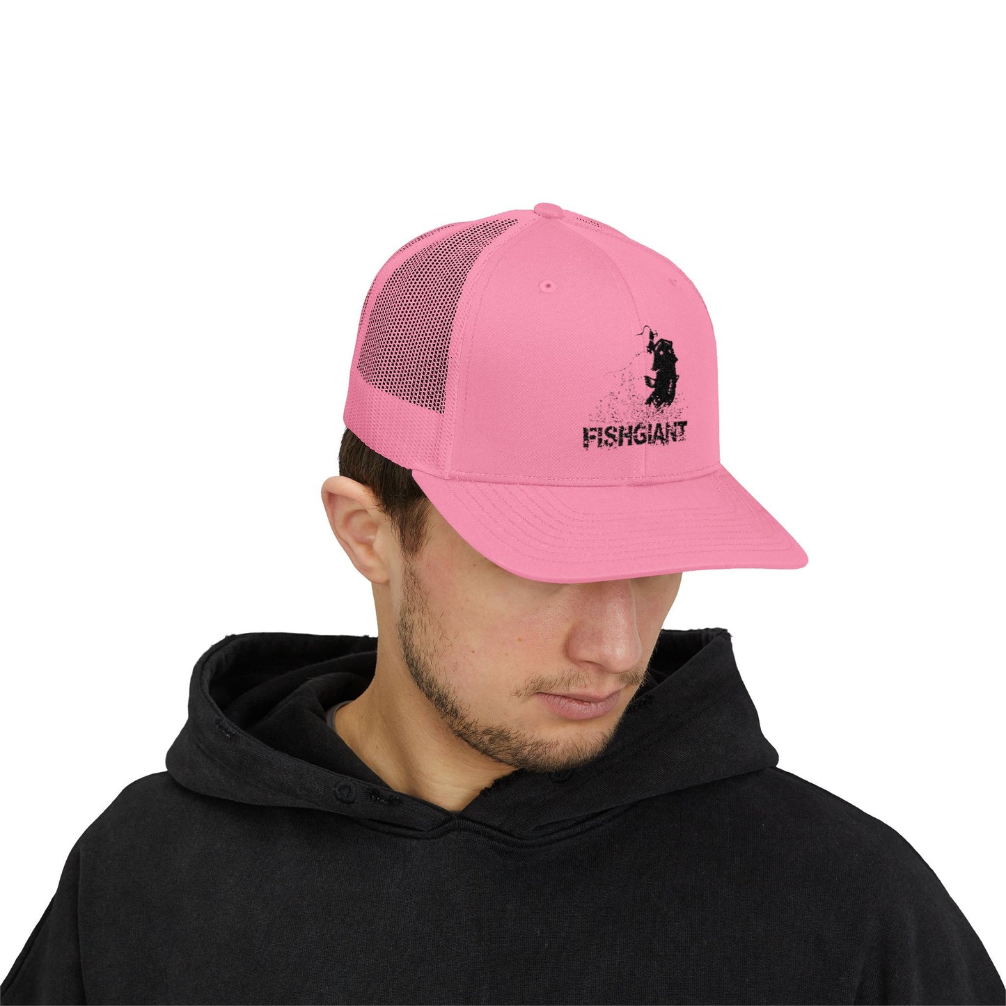 FISHGIANT | SNAPBACK TRUCKER CAP | 15 COLORS | CLASSIC RAT BASS