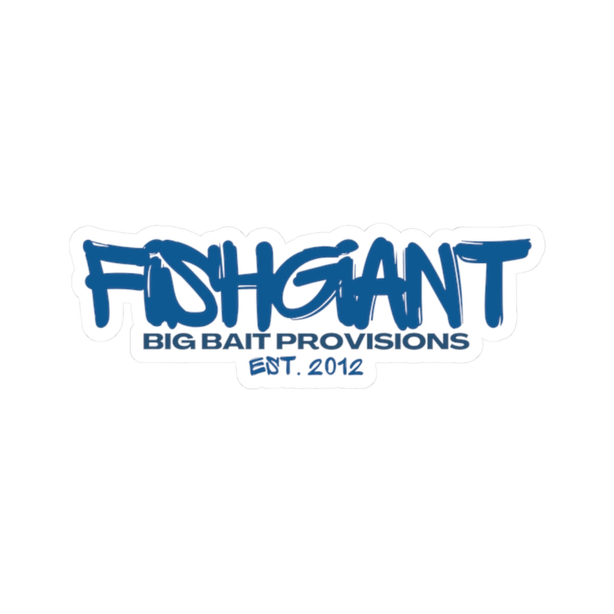 FISHGIANT STICKERS | BIG BAIT PROVISIONS | BLUE