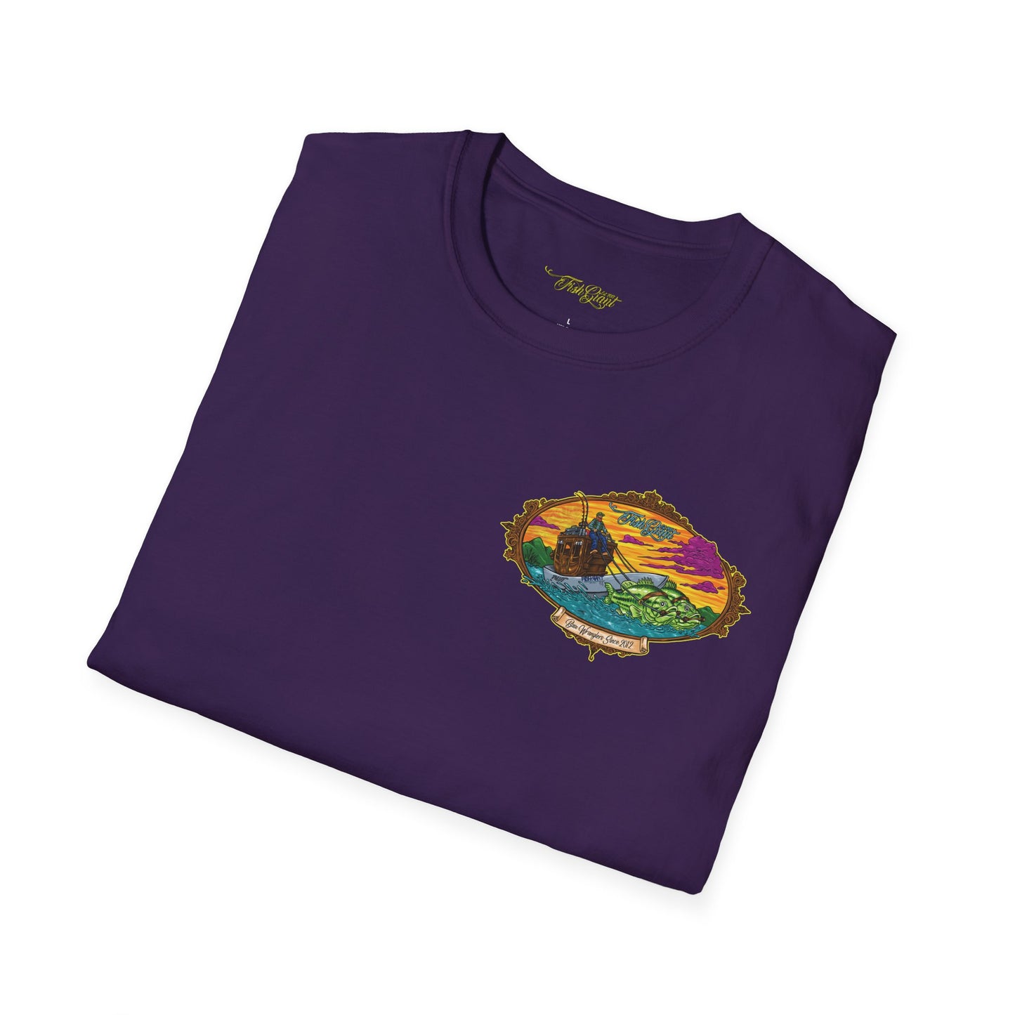 FISHGIANT | MENS SOFT TEE |BASS WRANGLER OG | SIZES XS TO 5XL |