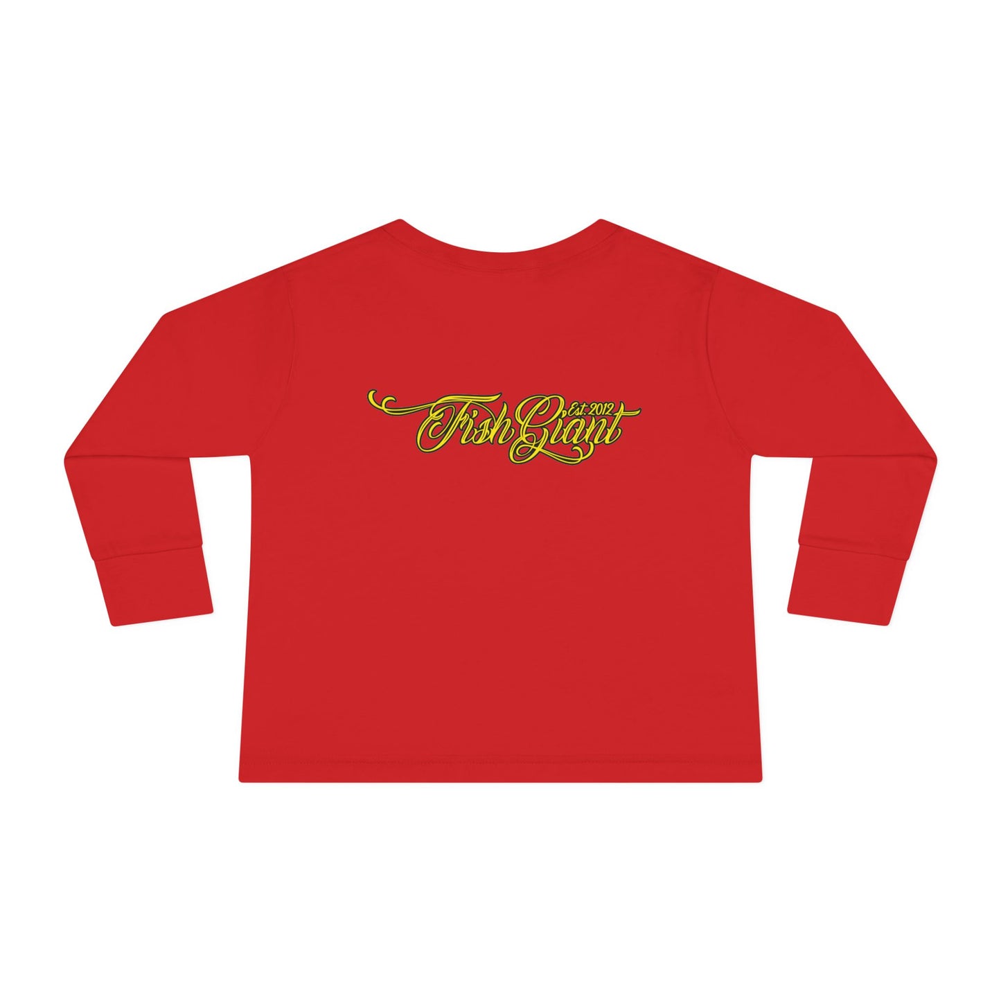 FISHGIANT TODDLER LONG SLEEVE TEE | ORIGINAL BASS WRANGLERS SINCE 2012 | 8 COLORS | 4 SIZES 2T, 3T, 4T, 5-6T |