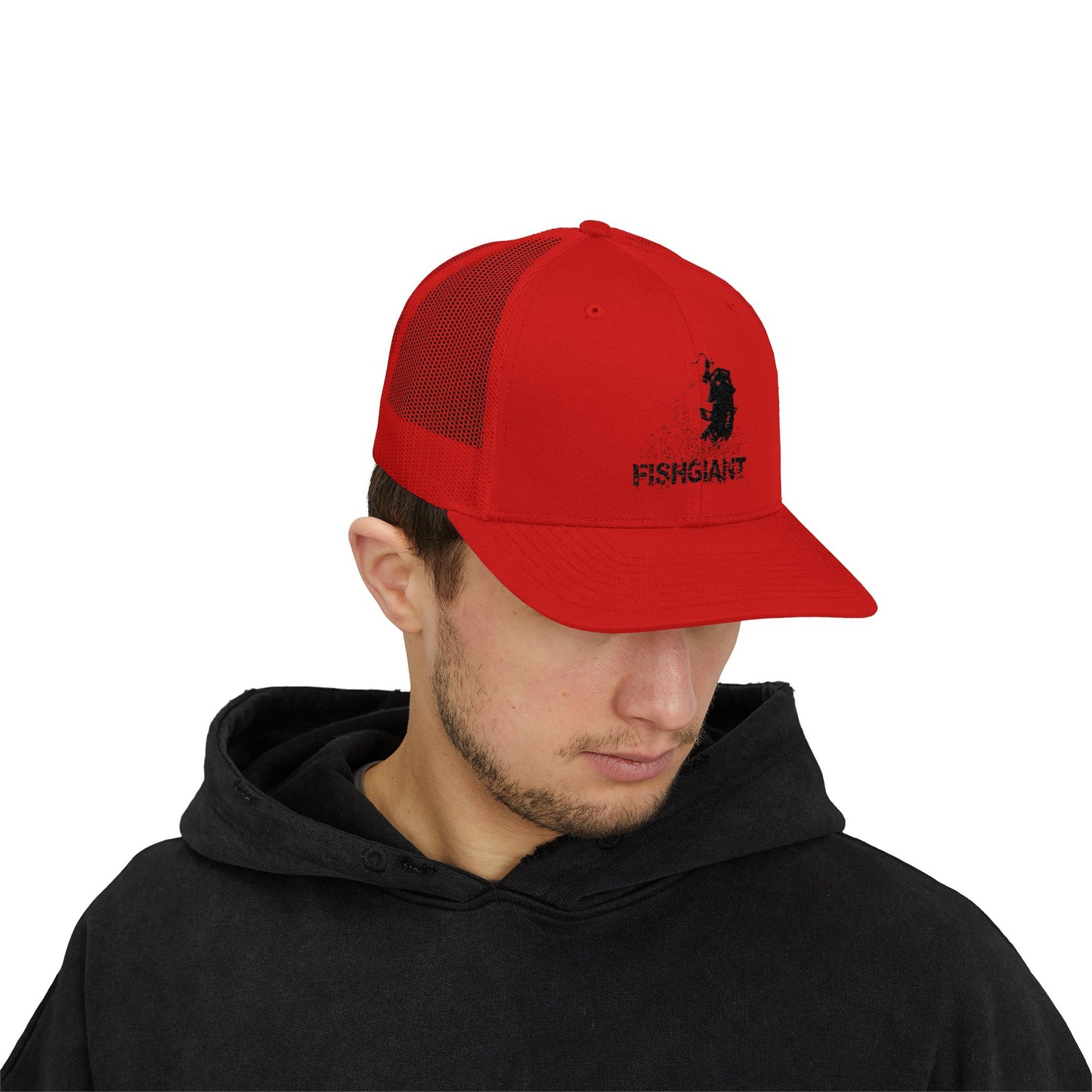 FISHGIANT | SNAPBACK TRUCKER CAP | 15 COLORS | CLASSIC RAT BASS