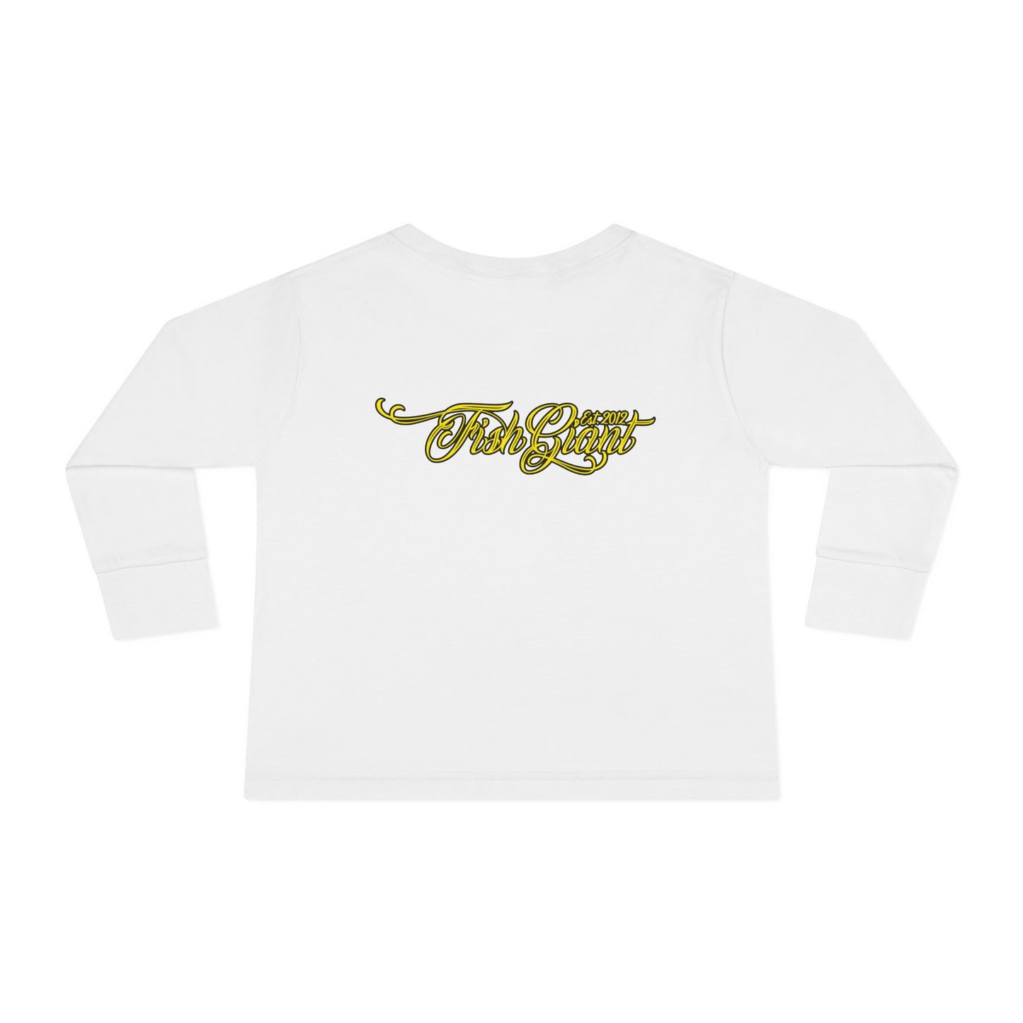 FISHGIANT TODDLER LONG SLEEVE TEE | ORIGINAL BASS WRANGLERS SINCE 2012 | 8 COLORS | 4 SIZES 2T, 3T, 4T, 5-6T |