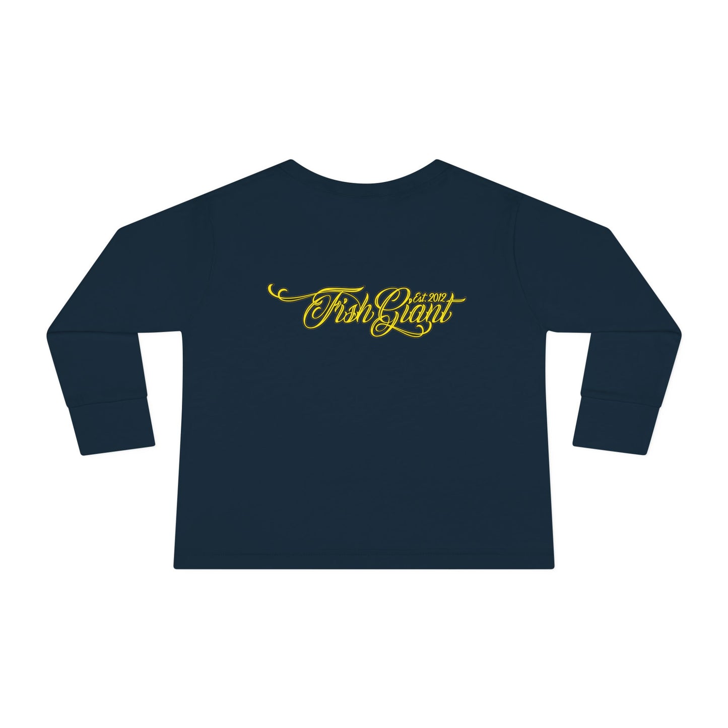 FISHGIANT TODDLER LONG SLEEVE TEE | ORIGINAL BASS WRANGLERS SINCE 2012 | 8 COLORS | 4 SIZES 2T, 3T, 4T, 5-6T |