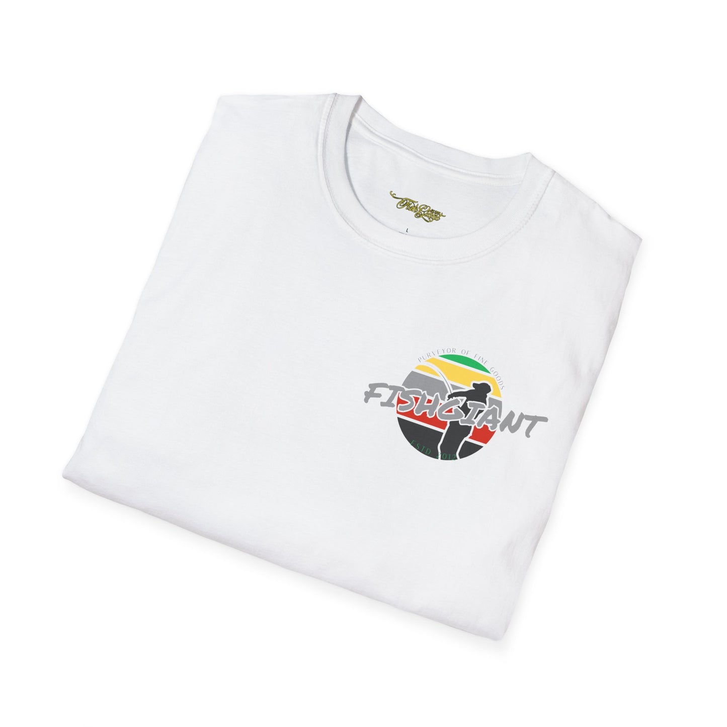FISHGIANT SOFT TEE | RASTA FISH GIANT | 11 COLORS | SIZES XS - 5XL | GREAT GIFT IDEA FOR HIM OR HER