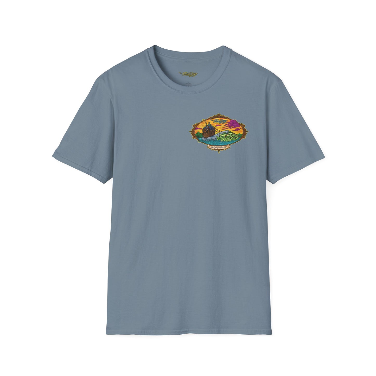 FISHGIANT | MENS SOFT TEE |BASS WRANGLER OG | SIZES XS TO 5XL |