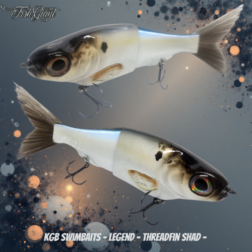 KGB - LEGEND - THREADFIN SHAD - GLIDE BAIT